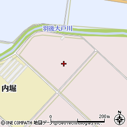 秋田県雄勝郡羽後町赤沼周辺の地図