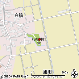 秋田県湯沢市金谷長畑周辺の地図