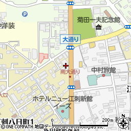 アルファクラブ東北株式会社　さがみ典礼江刺長安殿周辺の地図
