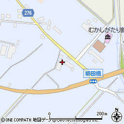 秋田県雄勝郡羽後町貝沢楳久保周辺の地図