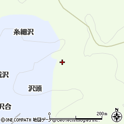 秋田県湯沢市岩崎小成沢周辺の地図