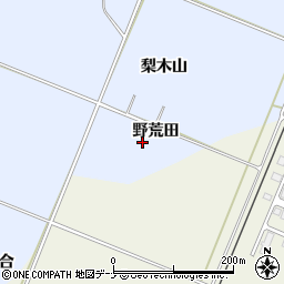 秋田県湯沢市成沢野荒田周辺の地図