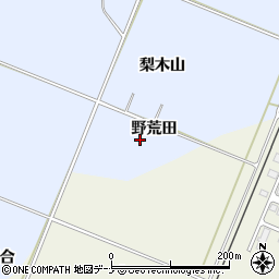 秋田県湯沢市成沢（野荒田）周辺の地図