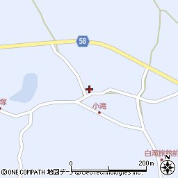 秋田県にかほ市象潟町小滝（下山）周辺の地図