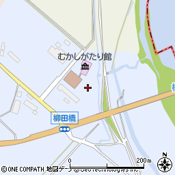 秋田県雄勝郡羽後町貝沢柳原周辺の地図