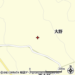 岩手県奥州市江刺米里大野39周辺の地図