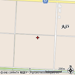 〒012-1132 秋田県雄勝郡羽後町大戸の地図