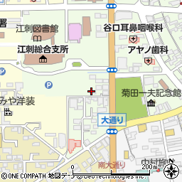 江刺タイヤ商会周辺の地図