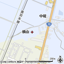 秋田県湯沢市成沢横山周辺の地図