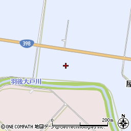 秋田県雄勝郡羽後町蛇喰周辺の地図