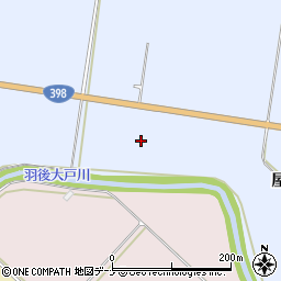 秋田県羽後町（雄勝郡）蛇喰周辺の地図