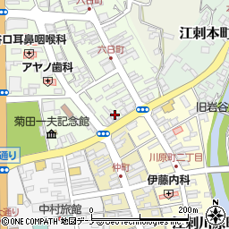 岩手県奥州市江刺大通り4-1周辺の地図
