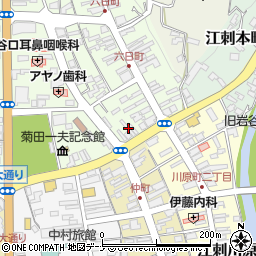 岩手県奥州市江刺大通り4-2周辺の地図