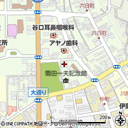 岩手県奥州市江刺大通り10周辺の地図