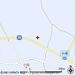 秋田県にかほ市象潟町小滝堤根周辺の地図