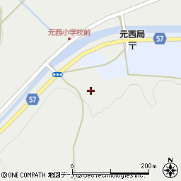 秋田県雄勝郡羽後町西馬音内堀回上石地蔵周辺の地図