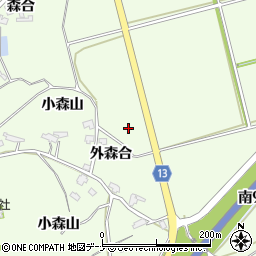 秋田県湯沢市岩崎７条周辺の地図