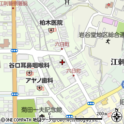 〒023-1124 岩手県奥州市江刺六日町の地図