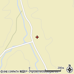 秋田県雄勝郡羽後町軽井沢内藤倉49周辺の地図