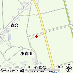 秋田県湯沢市岩崎６条周辺の地図