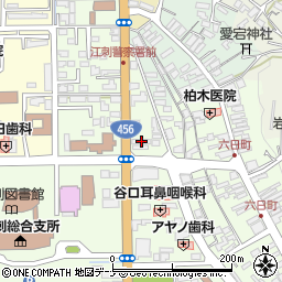 岩手県奥州市江刺大通り6-2周辺の地図