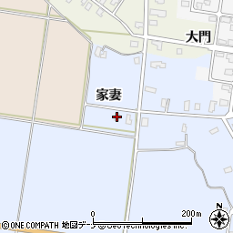 秋田県雄勝郡羽後町貝沢家妻29周辺の地図