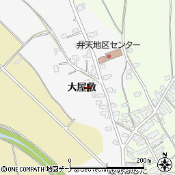 秋田県湯沢市森大屋敷周辺の地図