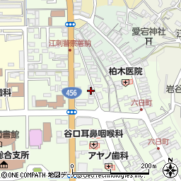 岩手県奥州市江刺大通り6-23周辺の地図