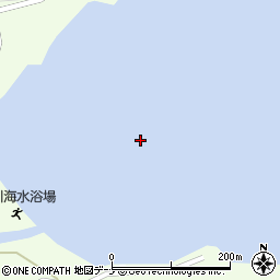 唐丹湾周辺の地図