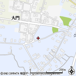 秋田県雄勝郡羽後町貝沢礼仏周辺の地図