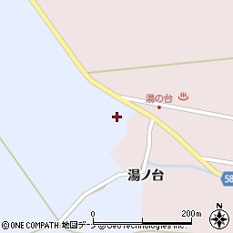 秋田県にかほ市象潟町小滝湯ノ台周辺の地図