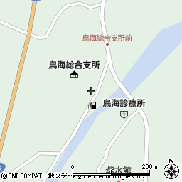 秋田県由利本荘市鳥海町伏見赤渋周辺の地図