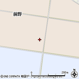 秋田県雄勝郡羽後町深田周辺の地図