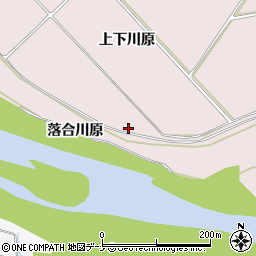 秋田県横手市増田町八木落合川原周辺の地図