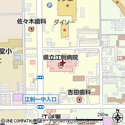 ヤマザキＹショップ江刺病院店周辺の地図