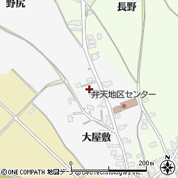 秋田県湯沢市森野尻周辺の地図