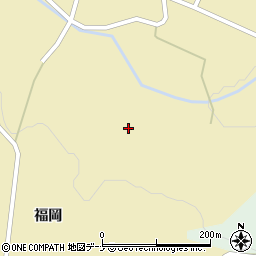 秋田県由利本荘市鳥海町下川内向ノ平41周辺の地図