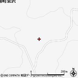 秋田県由利本荘市鳥海町栗沢和菅周辺の地図