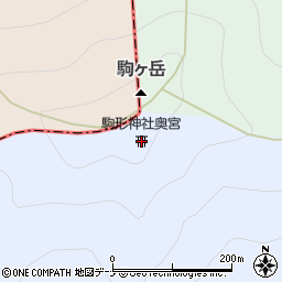 駒形神社奥宮周辺の地図