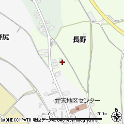 秋田県湯沢市岩崎長野周辺の地図