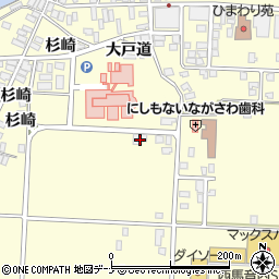 日本調剤羽後薬局周辺の地図