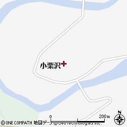 秋田県由利本荘市鳥海町栗沢御嶽ノ越91周辺の地図