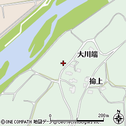 秋田県横手市増田町熊渕（掵下）周辺の地図