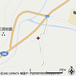 岩手県気仙郡住田町上有住櫃割周辺の地図