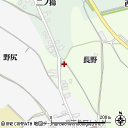 秋田県湯沢市岩崎長野22周辺の地図