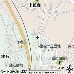 秋田県にかほ市象潟町関建石48周辺の地図