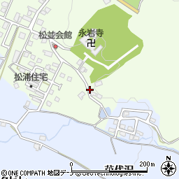 秋田県湯沢市岩崎千石沢周辺の地図