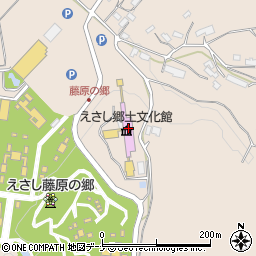 えさし郷土文化館周辺の地図