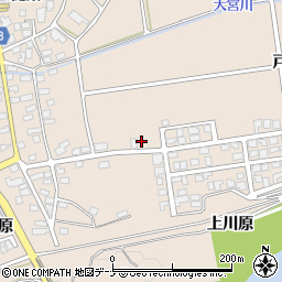 秋田県横手市増田町増田上川原周辺の地図