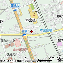 本宮観音堂周辺の地図